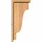 Ekena Millwork Newport Smooth Corbel w/Backplate, Western Red Cedar, 5 1/2"W x 10"D x 22"H COR06X10X22NEW01SWR - alternate 3